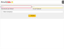 Tablet Screenshot of aktuelle-jobs.de